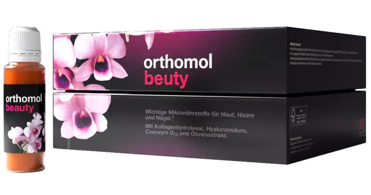 Orthomol Beauty (питна пляшечка з суспензією) КУРС НА 30 ДНІВ Orthomol Beauty (питна пляшечка з суспензією) КУРС НА 30 ДНІВ